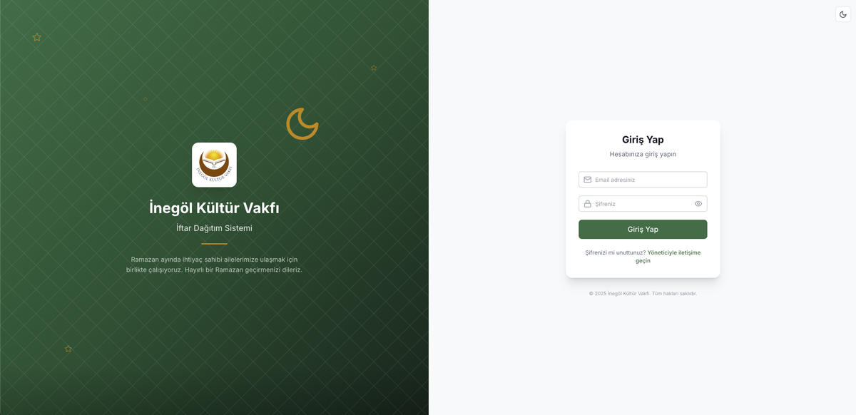 Iftar Distribution System